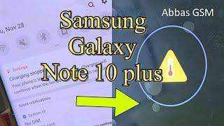 Samsung Galaxy Note 10 - 10 Plus - How To Fix Charging Paused - Battery Temperature Too Low|AbbasGSM