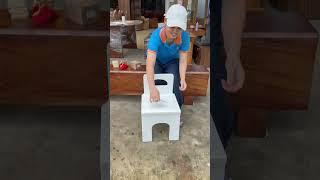 Creative hidden-compartment wooden chairs #furniture #woodworking #diy #asmr