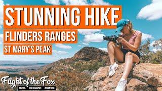 STUNNING St Mary Peak hike | best hike in the FLINDERS RANGES | South Australia Road trip