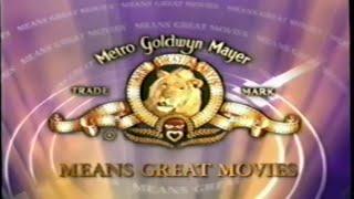 MGM Means Great Movies (2000) Promo 2 (VHS Capture)