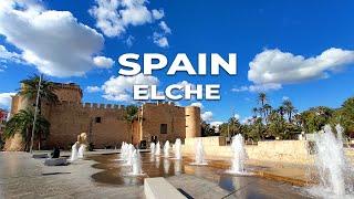 Elche Spain  Walking Tour in 4K | Discover Costa Blanca