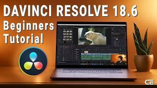 DaVinci Resolve 18.6 - Beginners Tutorial Easy Video Editing FREE Version