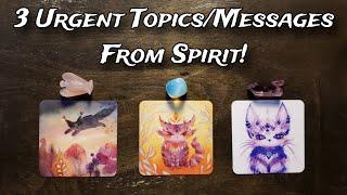  Messages From Your Spirit Team!  3 Important Topics! ️ Pick A Card Reading