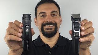 Beard Trimming - Remington PG6025 vs Philips Norelco Multigroom 3000