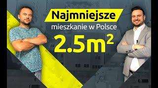 NAJMNIEJSZE MIESZKANIE W POLSCE 2,5 m2