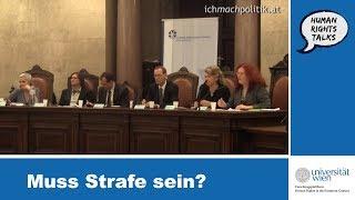 HUMAN RIGHTS TALKS: Muss Strafe sein?