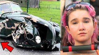 CLUELESS WOMAN DESTROYS CLASSIC CAR - MODERN WOMEN FAILS