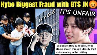 Poor Jungkook Sc@mmed By Hybe  BTS JK Looted  BTS JK Stocks Stolen in Military  BTS JK vs Hybe