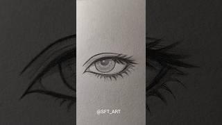 Drawing girl's eyes #art #girls #eyes #sketch #shorts