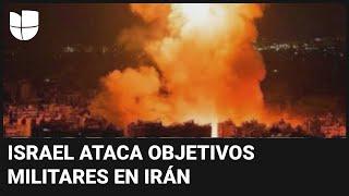 Imágenes de los ataques de Israel contra Irán: así se vieron las explosiones cerca de Teherán