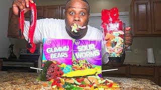 GUMMY vs REAL Smoothie Challenge