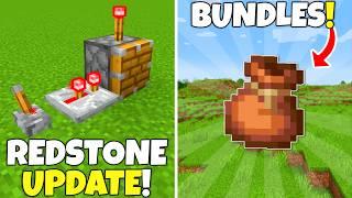 Mojang added BUNDLES and BIG REDSTONE UPDATE! Minecraft 1.21 Update