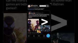 Which Games Were Better? Insomniac Spider-Man or The Arkham Series #shorts #meme