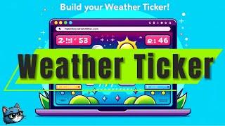 Weather Ticker with JavaScript