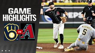 Brewers vs. D-backs Highlights (4/12/25) | MLB Highlights