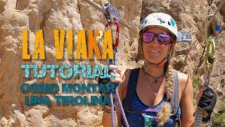 CÓMO MONTAR UNA TIROLINA - TUTORIAL - La ViaKa -  #tutorial #como #preparar #polea  #tirolinas