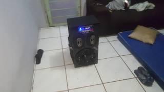 Caixa bob (caixa residencial) com 2 6x9 + sub 12" tocando