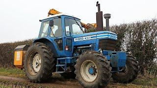 Hedgecutting with a 1978 Ford 9700 and McConnel PowerArm 6500T EDS | From the Farming with Ford DVDs