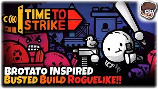 Brotato Inspired Busted Build Roguelike!! | Let's Try Time to Strike