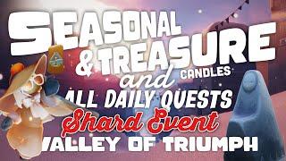 Today’s Season & Treasure Candles and Daily Quests | Valley of Triumph | SkyCotl | NoobMode