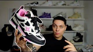 LV Skate Sneaker Black Pink (Review) + ON FOOT