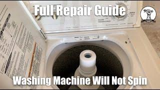 Washing Machine Broken - Will Not Spin - Kenmore Whirlpool Roper