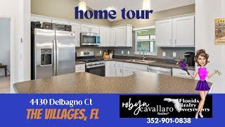 Step Inside De Luna's Charming Home In The Villages, Fl | 3 Bed 2 Bath + Golf Cart Garage!