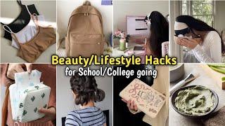 10 Beauty and Lifestyle Hacks for School/College Going | Teenager Grooming Tips| Selfcare with Taiba