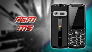 AGM M5 - кнопочный телефон на Android! Сенсорный дисплей!
