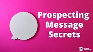 How to Develop a Prospecting Message