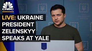 Ukraine President Zelenskyy speaks at the Yale School of Management  — 10/28/22