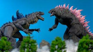 EVOLVED GODZILLA vs ZILLA (FULL CUT) Stop motion