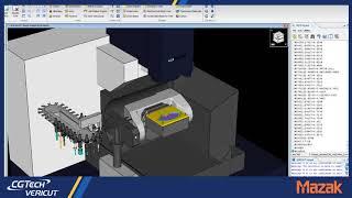 Yamazaki Mazak Machine Tool CNC simulation with VERICUT