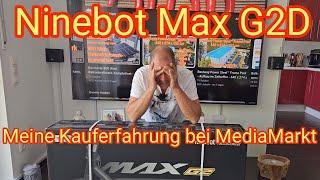 Meine Kauferfahrung bei MediaMarkt - Ninebot Max G2D, der neue E-Scooter von Segway Ninebot