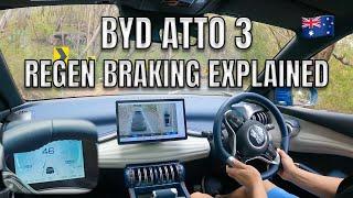 2023 BYD ATTO 3 HANDLING AND REGENERATIVE BRAKING EXPLAINED AUSTRALIA