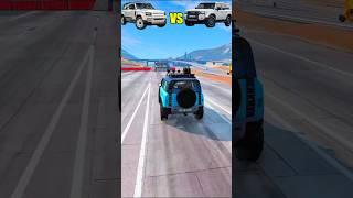 Land Rover Defender  Toyota Land Cruiser  – Off-Road & Crash Test in BeamNG.drive!