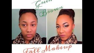 Green & Brown | Fall Makeup Tutorial