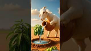 Grandmother Drank All the Juice... So the Goat Planted a Mango Tree #ai #goat #shorts
