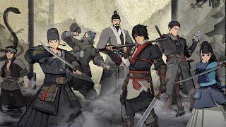 Intense Chinese anime martial arts Kung Fu scenes, lone swordsman seeks revenge