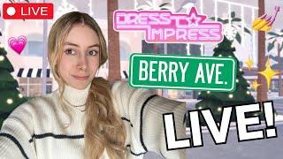  LIVE!! PLAYING BERRY AVENUE, DRESS TO IMPRESS, SQUID GAME, MINGLE & MORE W/VIEWERS!!