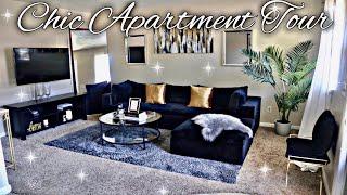 CONTEMPORARY GLAM  APARTMENT TOUR | CHIC + MODERN RENTAL | 2020!!!