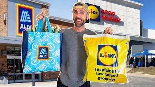 LIDL Vs. ALDI | Low Budget Grocery Haul