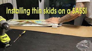 Installing think blistered skids skid plates on a freestyle deck MARCO SASSI