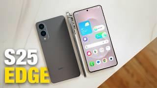 Samsung's S25 Edge First Look: Samsung Beat Apple to It!