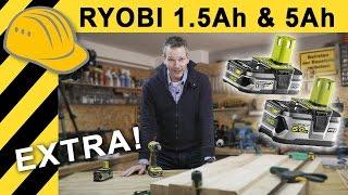 RYOBI ONE+ AKKU TEST | LOHNT DER 100 EURO AKKU? 5Ah ONE+ AKKU vs 1,5Ah AKKUSCHRAUBER VERGLEICH!