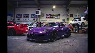 Přestavba Porsche 991.1 GT3RS na GT Sports Upgrade Kit