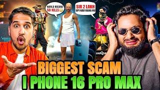 V Badge Streamer Scam 16 Pro Max  Angry Youtuber Challenge Me For आजा 1 Vs 4 Live में !!