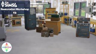 Restoration Workshop Kit Overview | The Sims 4