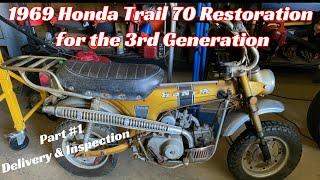 1967 Honda Trail 70 Hasn't run for 44 years, Time To Restore!