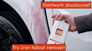 Why has my paint turned a rust colour? You need iron fallout remover!